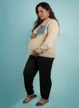Maternity Knit Pullover